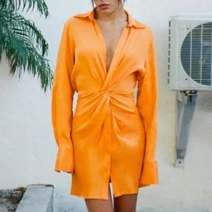 Zara Satin mini dress